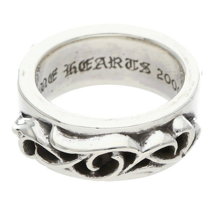 Chrome Hearts Dbl Narrow Vine Band Double Silver Ring