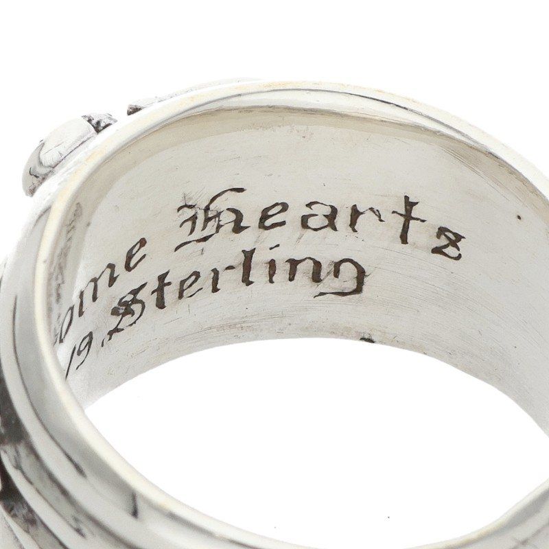 Chrome Hearts Dagger P Dmnd a Pave Diamond Silver Ring — view 4