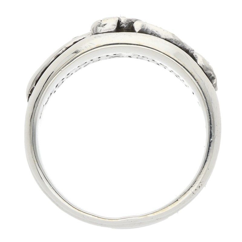 Chrome Hearts Dagger P Dmnd a Pave Diamond Silver Ring — view 5