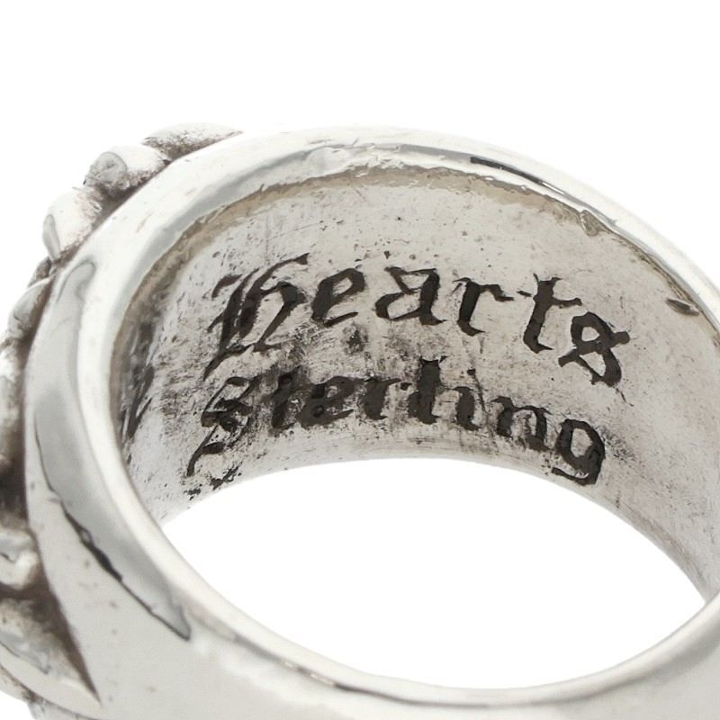 Chrome Hearts Flrl Crs Floral Cross Silver Ring — view 4