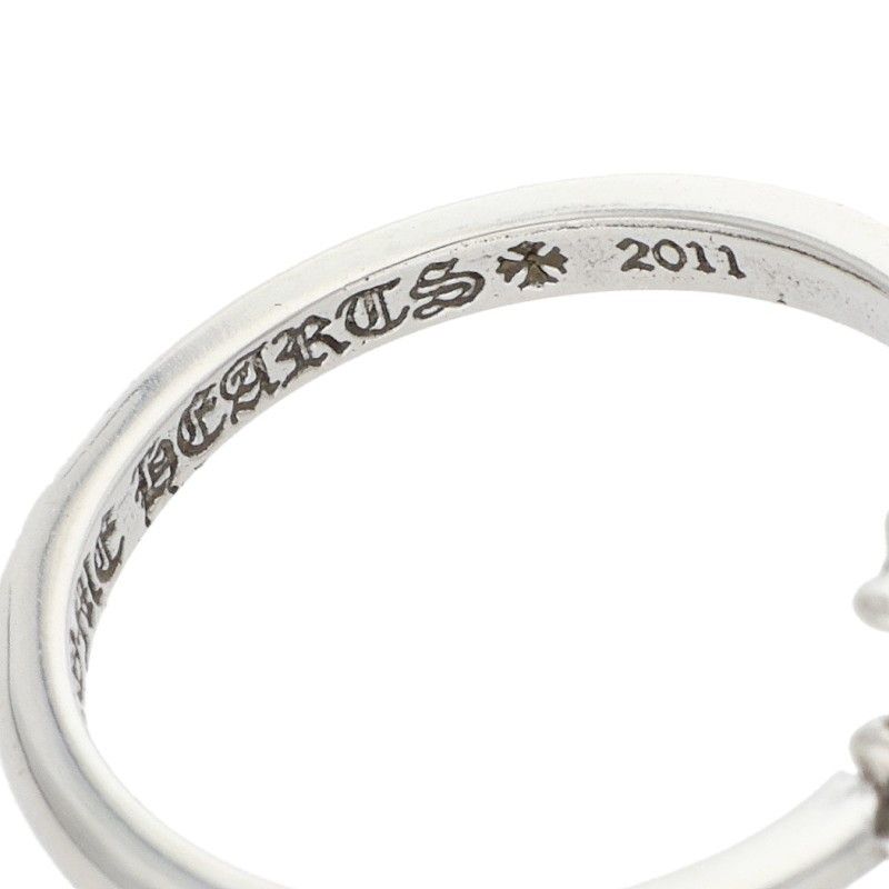 Chrome Hearts Bubblgm CH Crs Bubblegum CH Cross Silver Ring — view 4