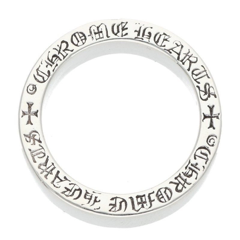 Chrome Hearts Spacer Pln Plain Silver Ring