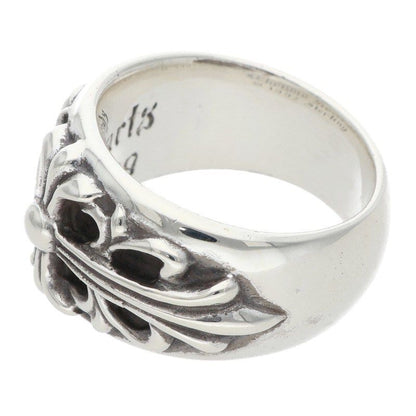 Chrome Hearts Flrl Crs Floral Cross Silver Ring — view 5