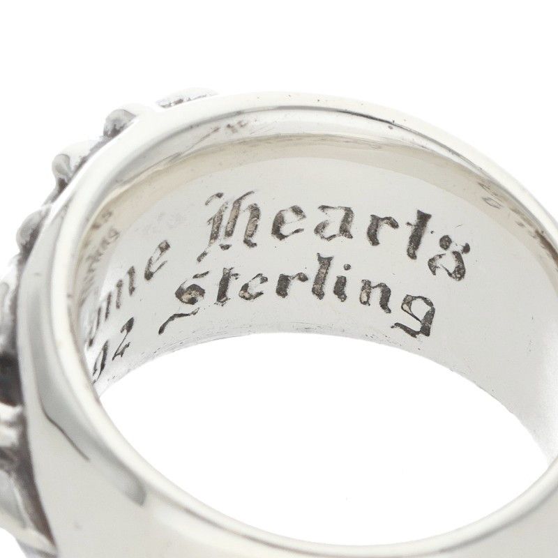 Chrome Hearts Flrl Crs Floral Cross Silver Ring — view 4