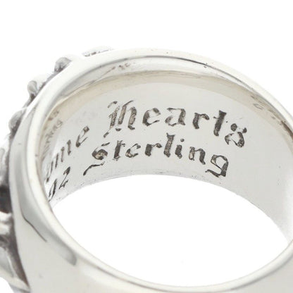 Chrome Hearts Flrl Crs Floral Cross Silver Ring — view 4