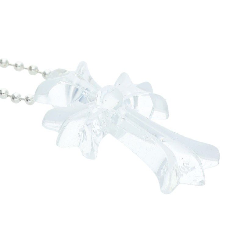 Chrome Hearts Rubber CH Crs Sml Small CH Cross Silicone Necklace — view 4