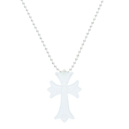 Chrome Hearts Rubber CH Crs Sml Small CH Cross Silicone Necklace