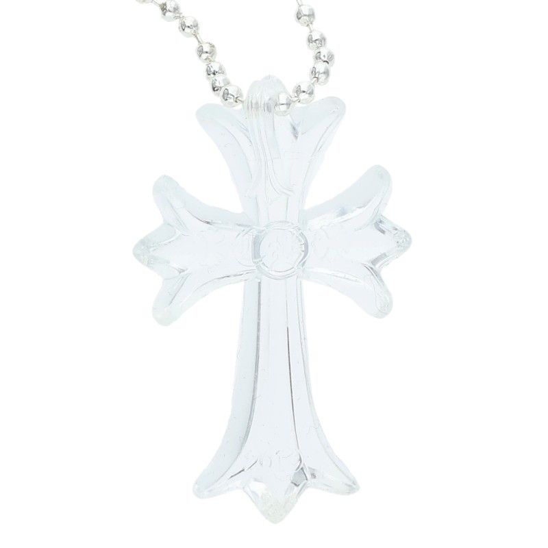 Chrome Hearts Rubber CH Crs Sml Small CH Cross Silicone Necklace — view 3
