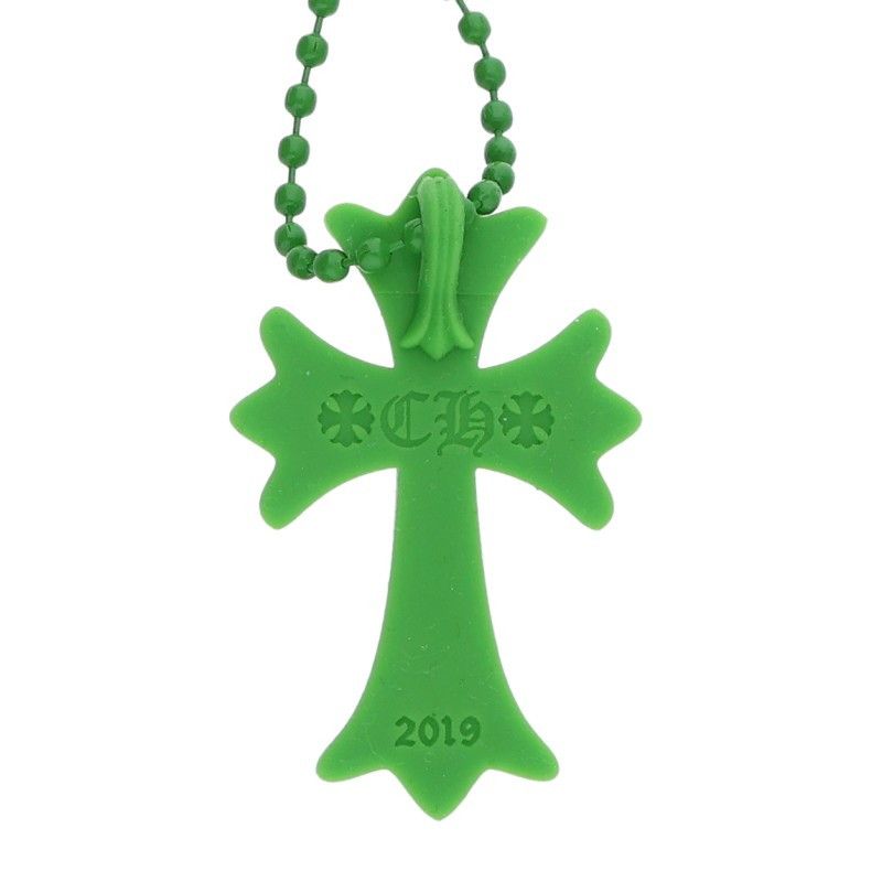 Chrome Hearts Rubber CH Crs Sml Small CH Cross Silicone Necklace — view 3