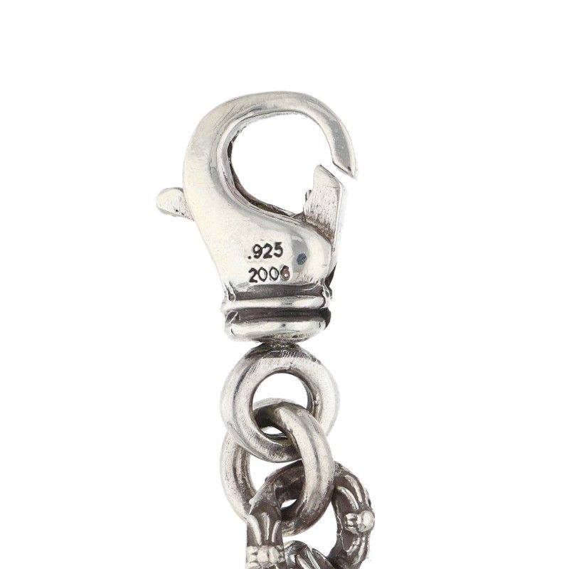 Chrome Hearts Fncy Mini Extra Fancy Silver Necklace — view 4