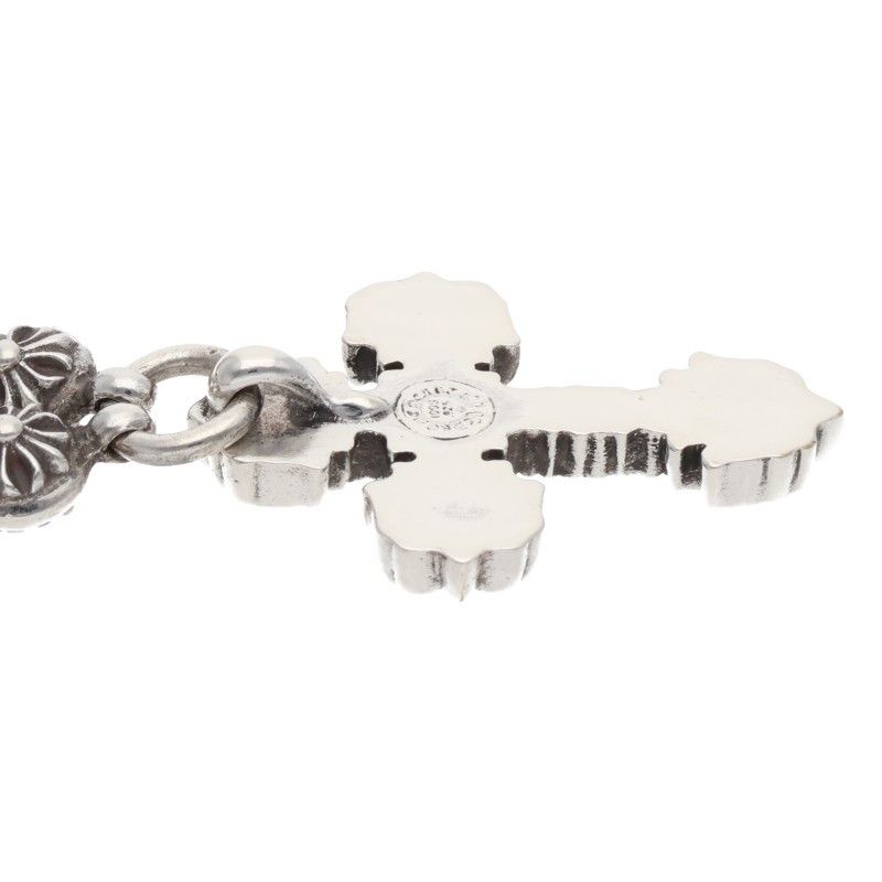 Chrome Hearts 1 Crsbl Chn Filig Crs Xsm Cross Ball Filigree Silver Necklace — view 5