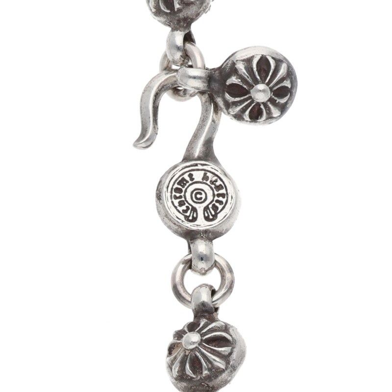 Chrome Hearts 1 Crsbl Chn Filig Crs Xsm Cross Ball Filigree Silver Necklace — view 4