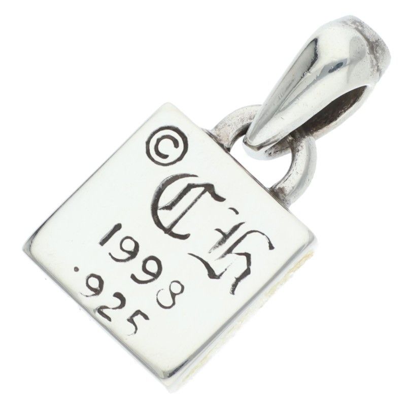 Chrome Hearts Framed CH Plus Charm Silver Pendant — view 2