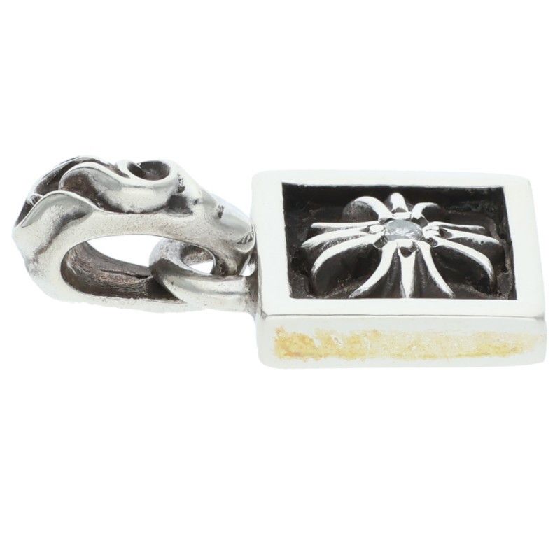 Chrome Hearts Framed CH Plus Charm Silver Pendant — view 4