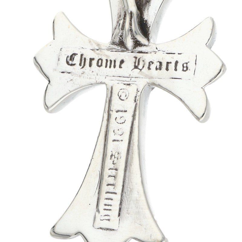 Chrome Hearts CH Crs Sml Small CH Cross Silver Pendant — view 3