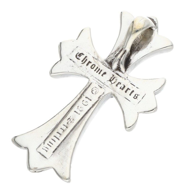 Chrome Hearts CH Crs Sml Small CH Cross Silver Pendant — view 2