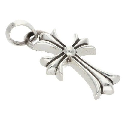 Chrome Hearts CH Crs Sml Bale Small CH Cross Silver Pendant — view 5