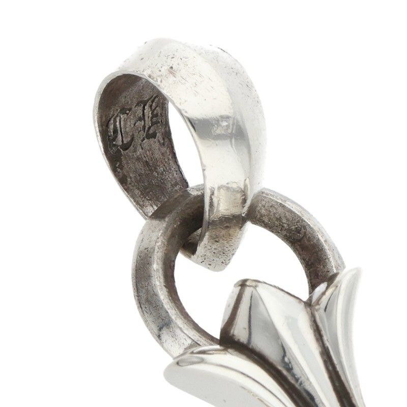 Chrome Hearts CH Crs Sml Bale Small CH Cross Silver Pendant — view 3