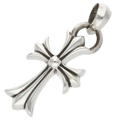 Chrome Hearts CH Crs Sml Bale Small CH Cross Silver Pendant