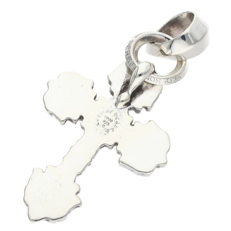 Chrome Hearts Filig Cross Xsm Bale Filigree XS Bail Silver Pendant — view 2