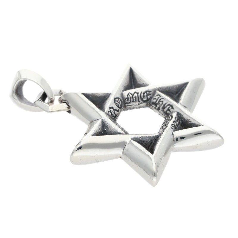 Chrome Hearts Star of David LG Large of Pendant Silver — view 5
