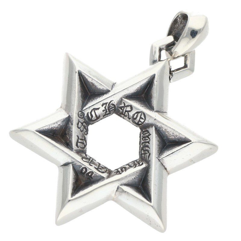 Chrome Hearts Star of David LG Large of Pendant Silver — view 2