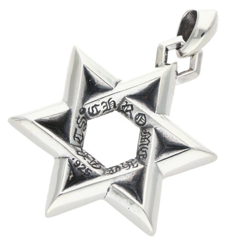 Chrome Hearts Star of David LG Large of Pendant Silver