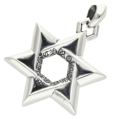 Chrome Hearts Star of David LG Large of Pendant Silver