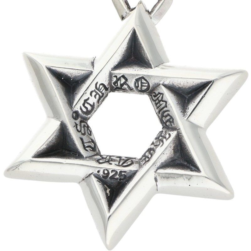 Chrome Hearts Star of David LG Large of Pendant Silver — view 3