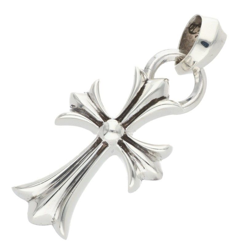 Chrome Hearts CH Crs Sml Bale Small CH Cross Silver Pendant