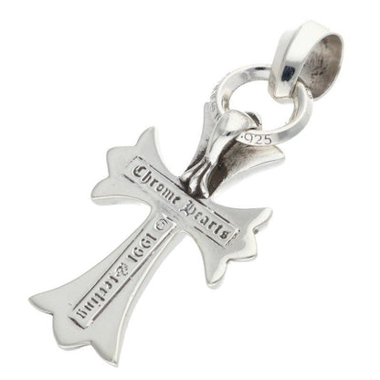 Chrome Hearts CH Crs Sml Bale Small CH Cross Silver Pendant — view 2