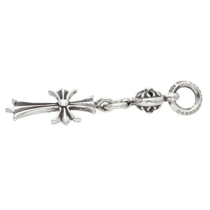 Chrome Hearts Tny CH Crs 1 Ball Tiny CH Cross Charm Silver Pendant — view 5