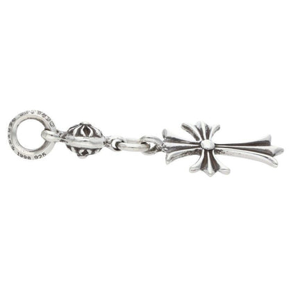 Chrome Hearts Tny CH Crs 1 Ball Tiny CH Cross Charm Silver Pendant — view 4