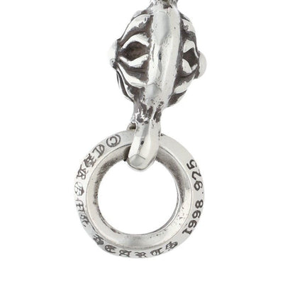 Chrome Hearts Tny CH Crs 1 Ball Tiny CH Cross Charm Silver Pendant — view 3