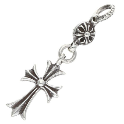 Chrome Hearts Tny CH Crs 1 Ball Tiny CH Cross Charm Silver Pendant — view 2