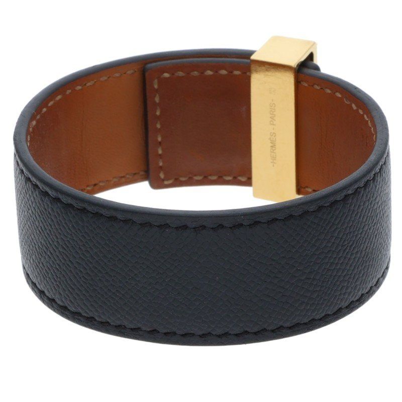 Hermes Collier de Chien 24 Epsom Leather Bracelet T2 — view 2