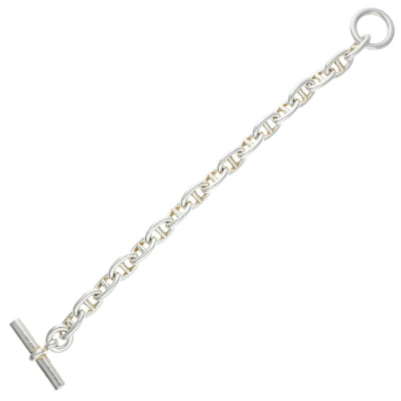 Hermes Chaine D'ancre Silver Bracelet — view 2