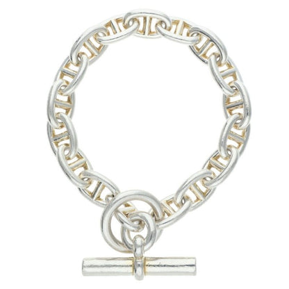 Hermes Chaine D'ancre Silver Bracelet