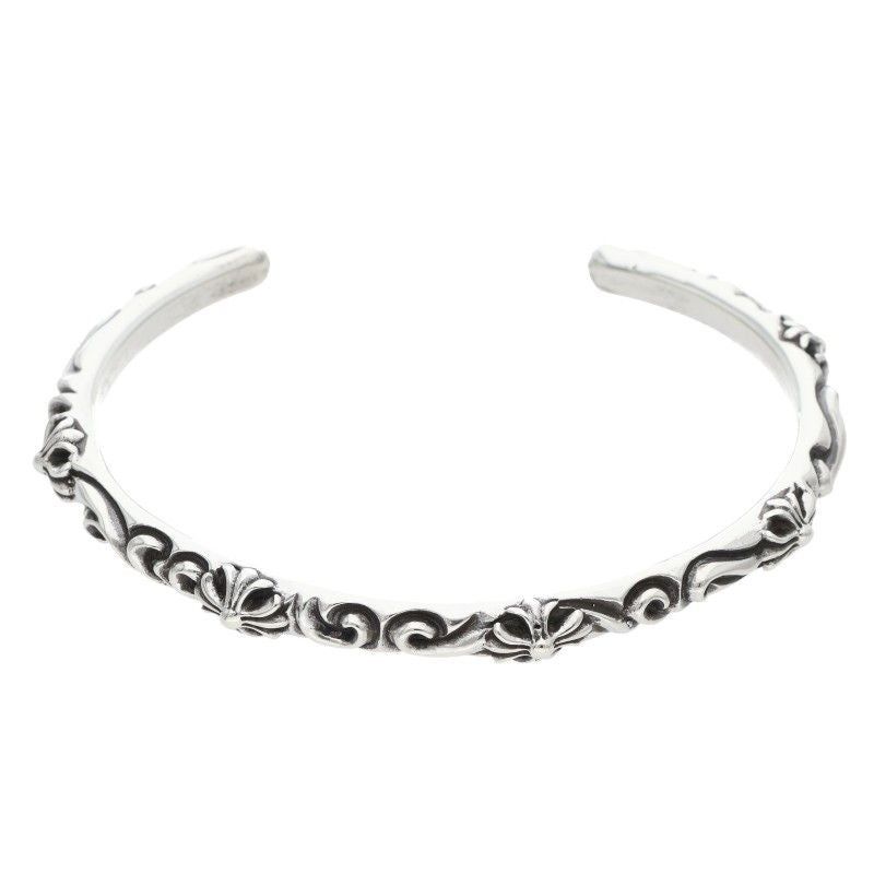 Chrome Hearts Bangle Sbt Band Silver Bracelet