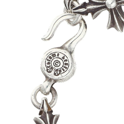 Chrome Hearts CO CH Plus Cutout Silver Bracelet — view 3