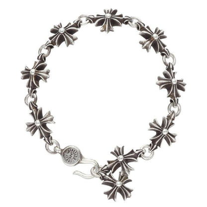 Chrome Hearts CO CH Plus Cutout Silver Bracelet — view 2