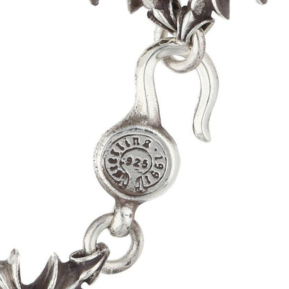 Chrome Hearts CO CH Plus Cutout Silver Bracelet — view 4