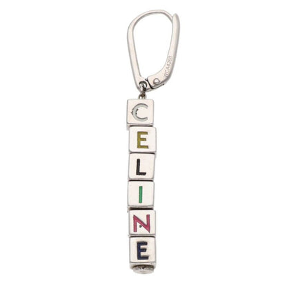 Celine Logo Cube Earrings — view 4
