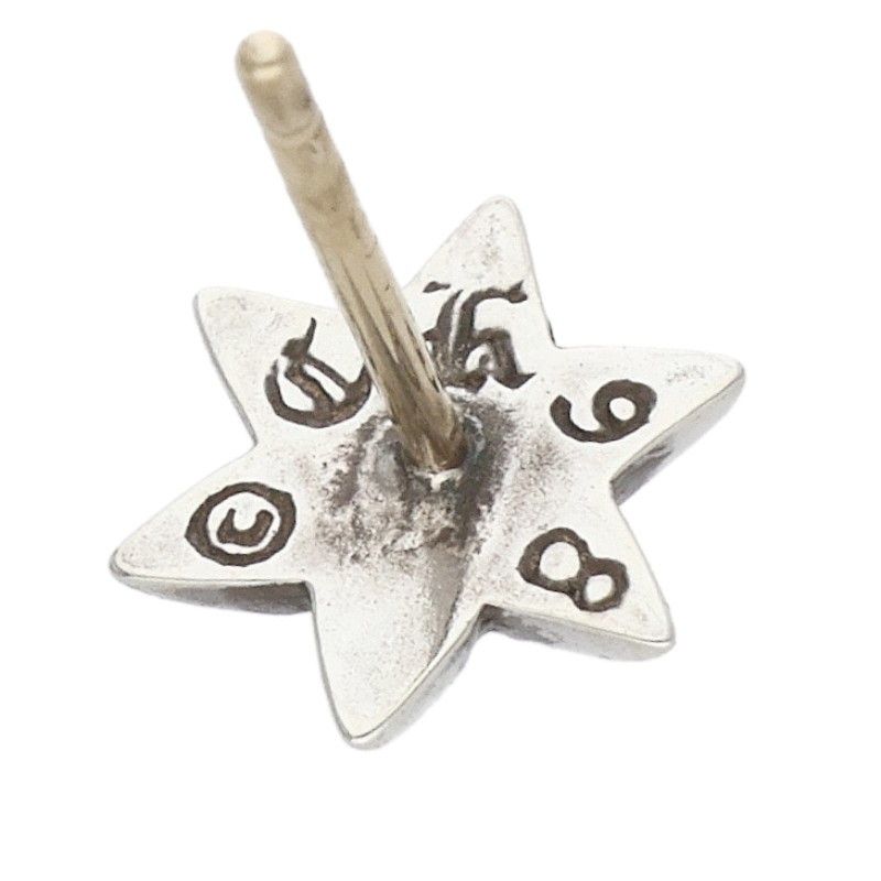 Chrome Hearts CO Star Dmnd Stud Silver Earrings — view 3