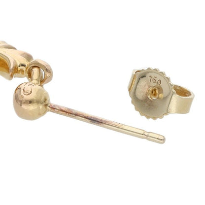 Chrome Hearts 22k Tny CH Pls Tiny Ech Plus Drop Gold Earrings — view 4