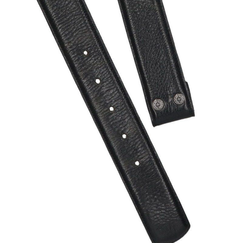 Chrome Hearts 1.5 Strap Scroll Rebe Roulis Betts Leather Belt 32 — view 4