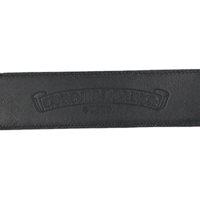 Chrome Hearts 1.5 Strap Scroll Rebe Roulis Betts Leather Belt 32 — view 3
