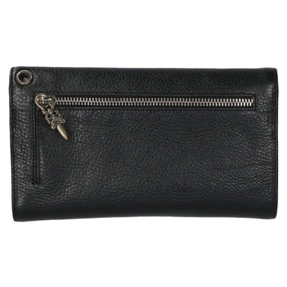 Chrome Hearts Wave Cross Ball Button Leather Wallet — view 2