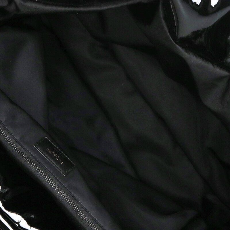Saint Laurent Paris Logo Patent Maxi Tote — view 3