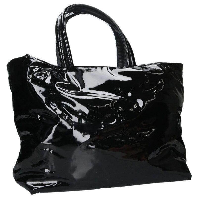 Saint Laurent Paris Logo Patent Maxi Tote — view 2